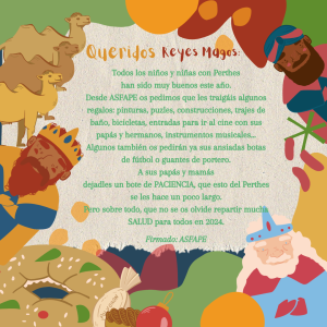 Carta a los Reyes Magos - Enfermedad de Perthes - ASFAPE