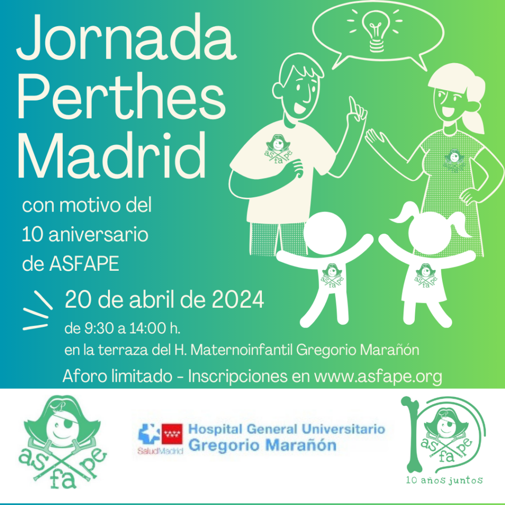 Jornada Perthes de ASFAPE en el H. Gregorio Marañón de Madrid