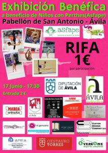 exhibición benéfica por ASFAPE en Ávila