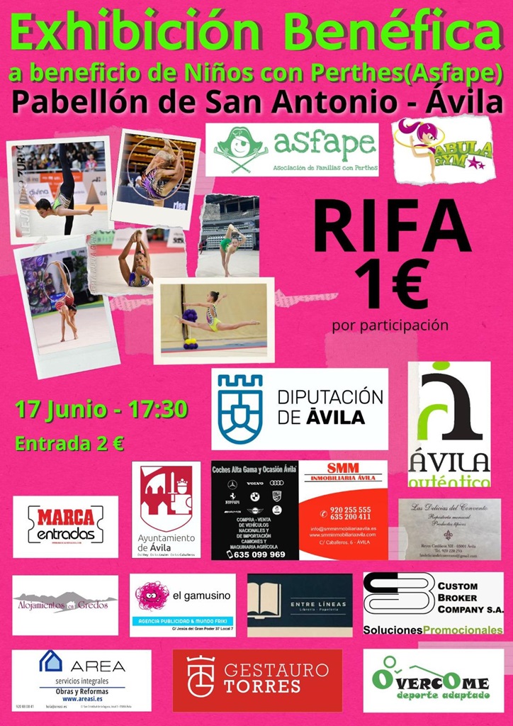 exhibición benéfica por ASFAPE en Ávila