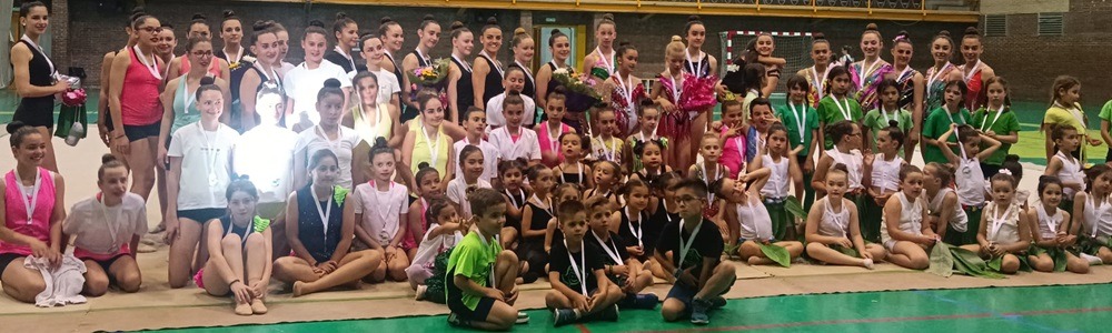 Exhibición de gimnasia por la enfermedad de Perthes en Ávila
