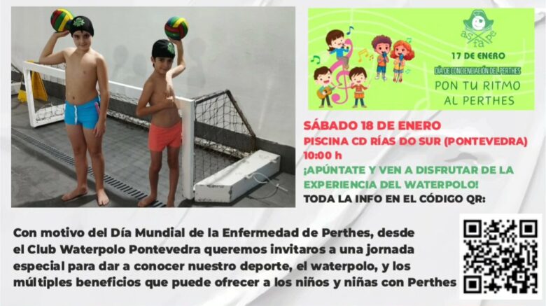 waterpolo para ayudar al perthes