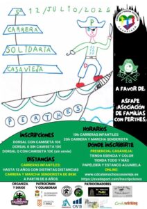 cartel carrera solidaria en Casavieja (Ävila) 2025