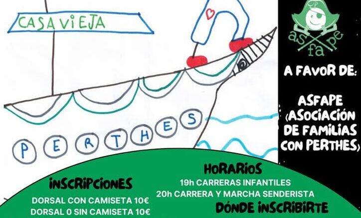 cartel carrera solidaria en Casavieja (Ävila) 2025