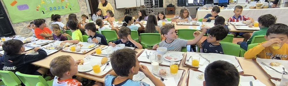 En el comedor