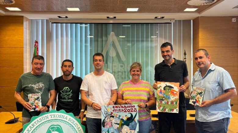 Txosna solidaria en las fiestas de Amurrio 2025