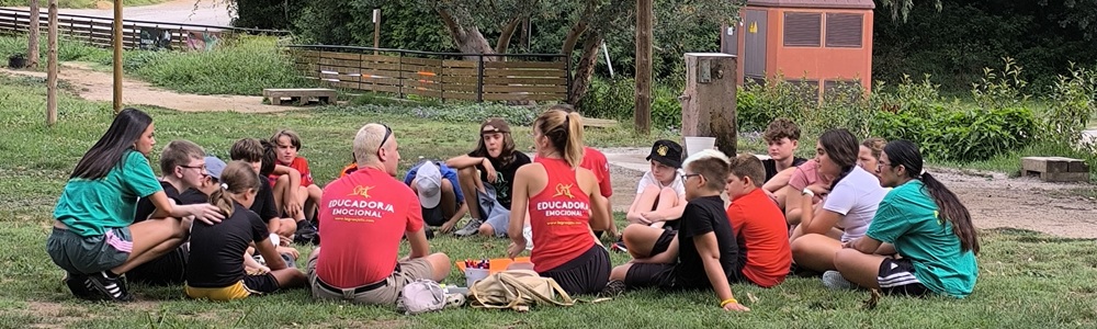 Grupo de campistas