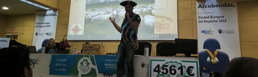 V Congreso ASFAPE sobre enfermedad de Perthes. Sergio Martín profesor de Educación Física.