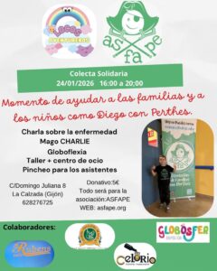 Colecta solidaria por el Perthes en Gijón