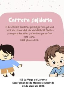 Carrera solidaria 2026 por la enfermedad de Perthes - IES La Vega del Jarama, San Fernando de Henares (Madrid) 