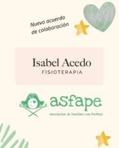 Nuevo acuerdo de colaboración ASFAPE - Isabel Acedo Fisioterapia