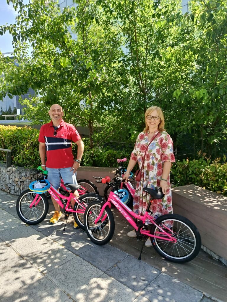 Donación de bicicletas a ASFAPE