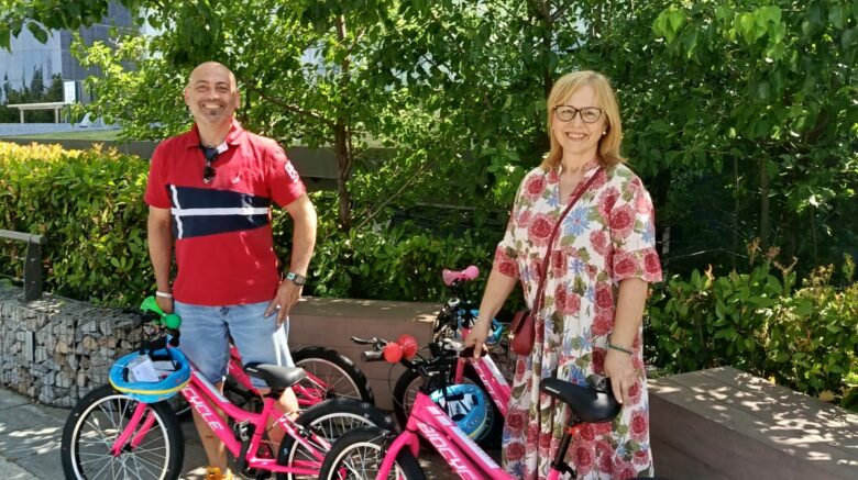 Donación de bicicletas a ASFAPE