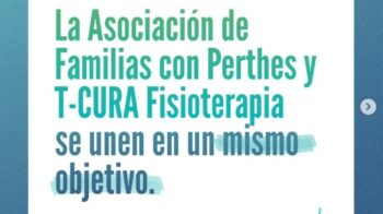 Acuerdo de colaboración entre ASFAPE y T-CURA Fisioterapia para apoyar a las familias con enfermedad de Perthes.
