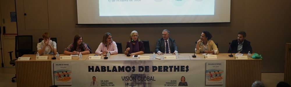 Ponentes de la prentación del libro Hablamos de Perthes